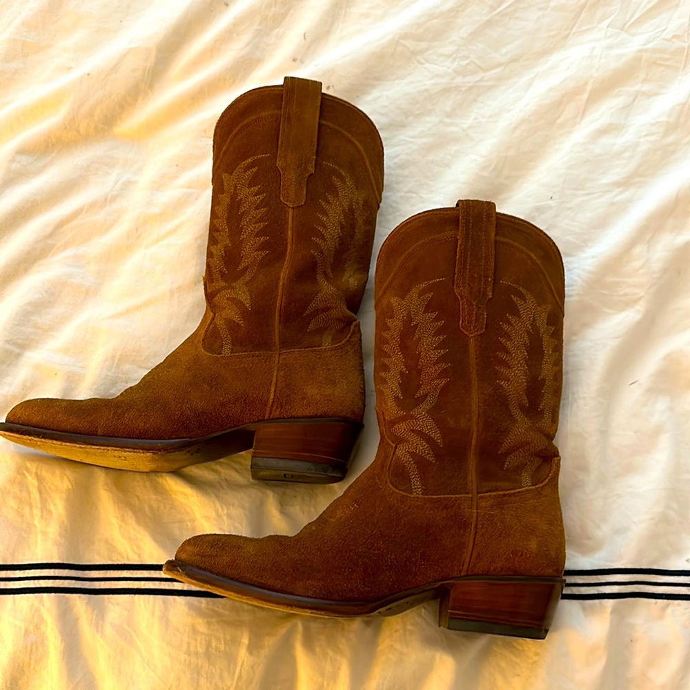 Tecovas Suede Boots